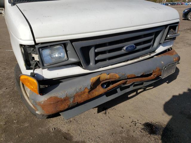 1FMRE11W15HB31217 - 2005 FORD ECONOLINE E150 WAGON WHITE photo 9