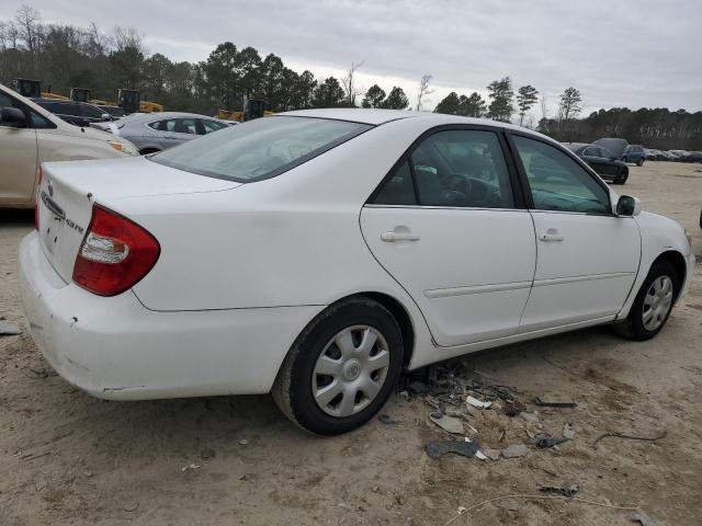 4T1BE32K23U211011 - 2003 TOYOTA CAMRY LE WHITE photo 3