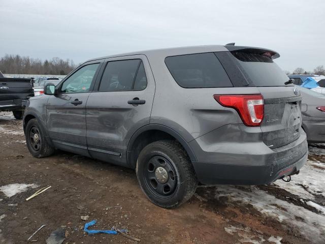 1FM5K8AR7HGD72249 - 2017 FORD EXPLORER POLICE INTERCEPTOR GRAY photo 2