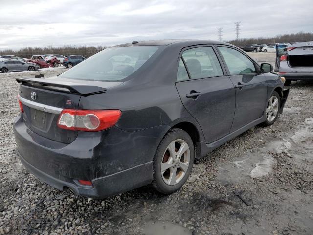 2T1BU4EE6BC642529 - 2011 TOYOTA COROLLA BASE BLACK photo 3