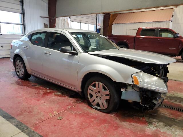 1C3CDZAB1CN165332 - 2012 DODGE AVENGER SE SILVER photo 4