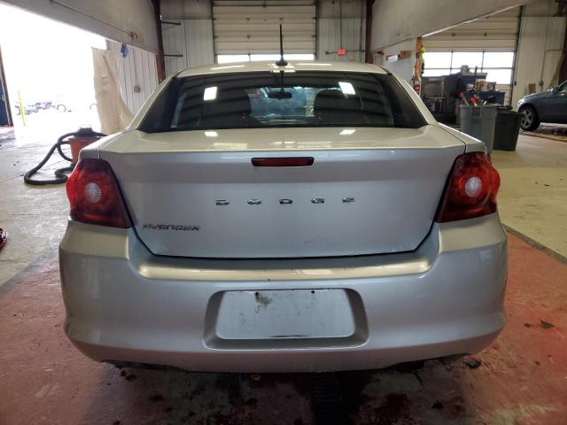 1C3CDZAB1CN165332 - 2012 DODGE AVENGER SE SILVER photo 6