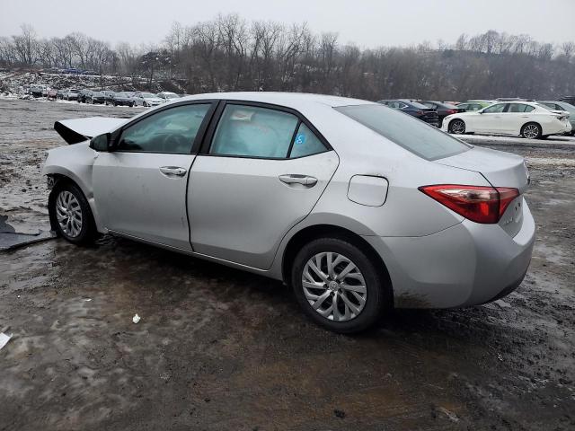 2T1BURHEXKC143354 - 2019 TOYOTA COROLLA L SILVER photo 2