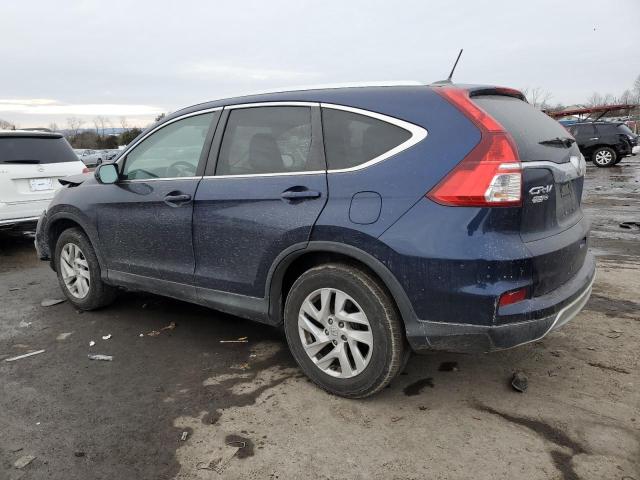 2HKRM4H70FH653055 - 2015 HONDA CR-V EXL BLUE photo 2