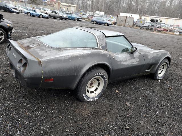 1G1AY8768BS424015 - 1981 CHEVROLET CORVETTE GRAY photo 3