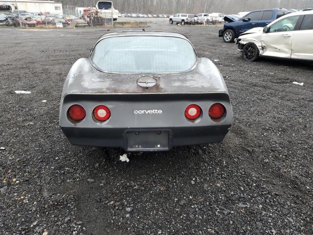 1G1AY8768BS424015 - 1981 CHEVROLET CORVETTE GRAY photo 6