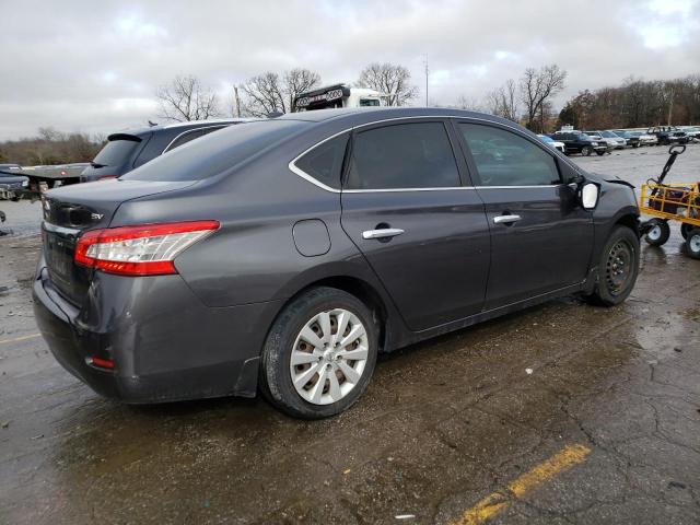 3N1AB7AP7FY228193 - 2015 NISSAN SENTRA S GRAY photo 3