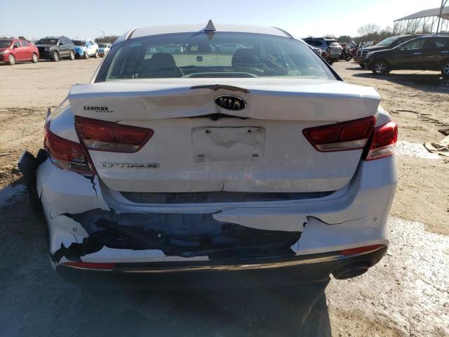 5XXGT4L37HG126448 - 2017 KIA OPTIMA LX WHITE photo 6