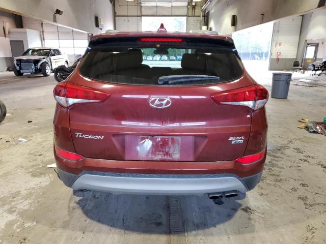 KM8J3CAL4JU796702 - 2018 HYUNDAI TUCSON SPORT MAROON photo 6