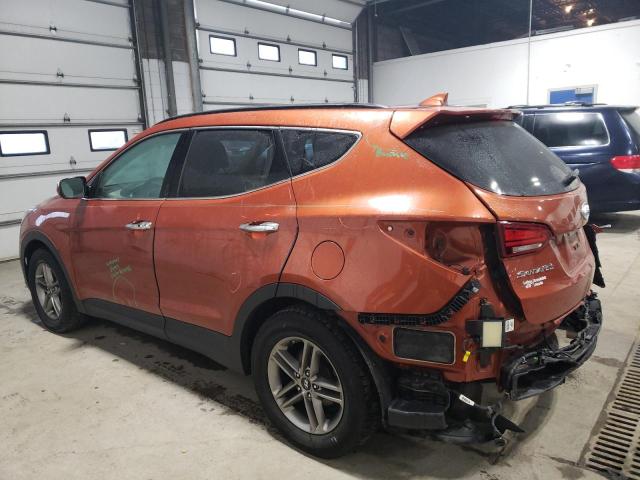 5XYZUDLB2HG386670 - 2017 HYUNDAI SANTA FE S ORANGE photo 2