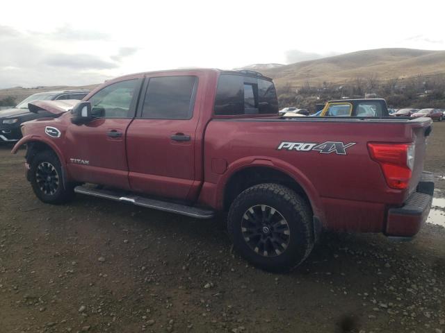 1N6AA1E51HN505696 - 2017 NISSAN TITAN SV RED photo 2