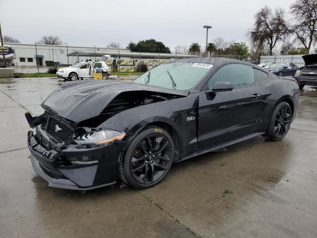 1FA6P8CF3L5108436 - 2020 FORD MUSTANG GT BLACK photo 1