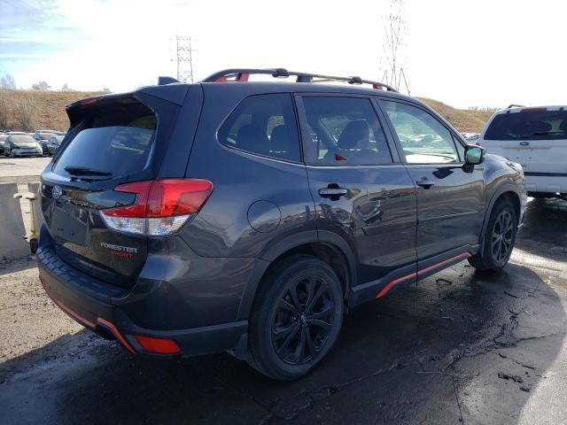 JF2SKAPC6KH520069 - 2019 SUBARU FORESTER SPORT GRAY photo 3