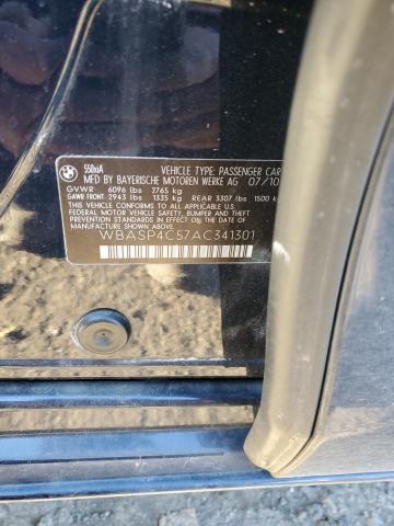 WBASP4C57AC341301 - 2010 BMW 550 XIGT BLACK photo 12