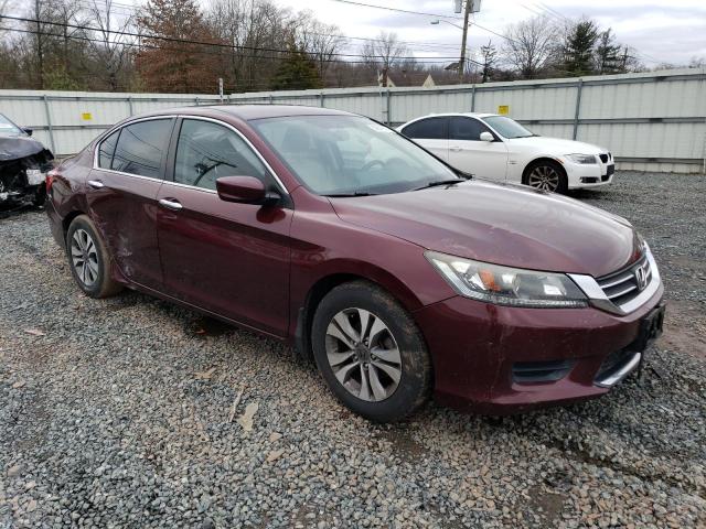 1HGCR2F31FA167830 - 2015 HONDA ACCORD LX BURGUNDY photo 4