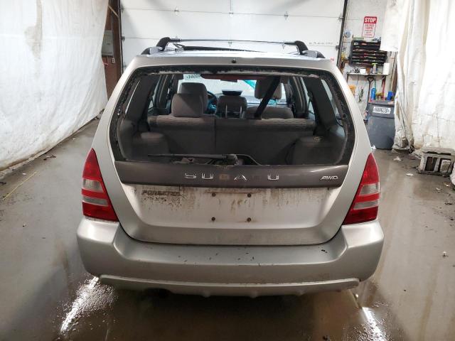 JF1SG65664H749516 - 2004 SUBARU FORESTER 2.5XS Серебристый фото 6