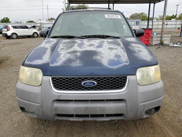 1FMYU04122KD51196 - 2002 FORD ESCAPE XLT BLUE photo 5