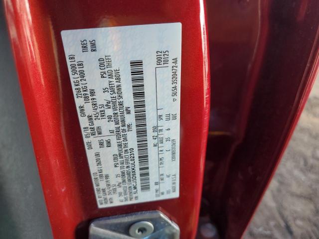 5LMCJ3D9XKUL02310 - 2019 LINCOLN MKC RESERVE 红色 照片 13