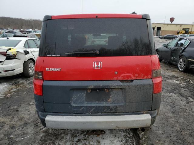 5J6YH28675L029382 - 2005 HONDA ELEMENT EX RED photo 6