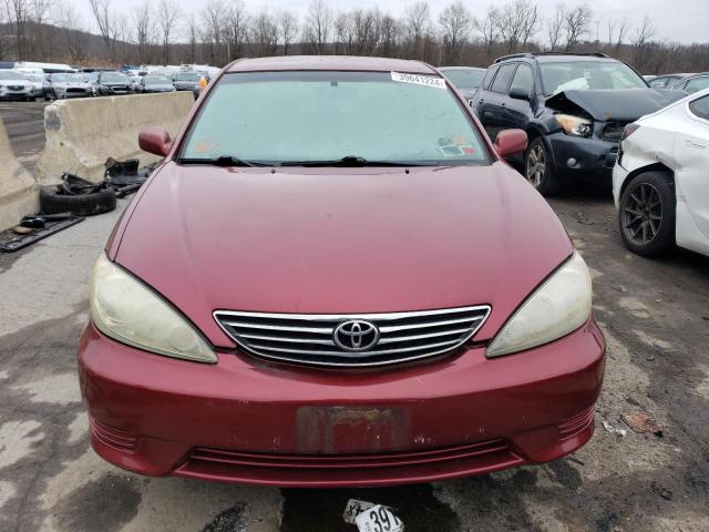 4T1BE32K26U162610 - 2006 TOYOTA CAMRY LE RED photo 5