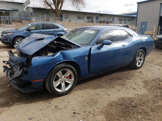 2C3CDZAG0MH571513 - 2021 DODGE CHALLENGER SXT BLUE photo 1