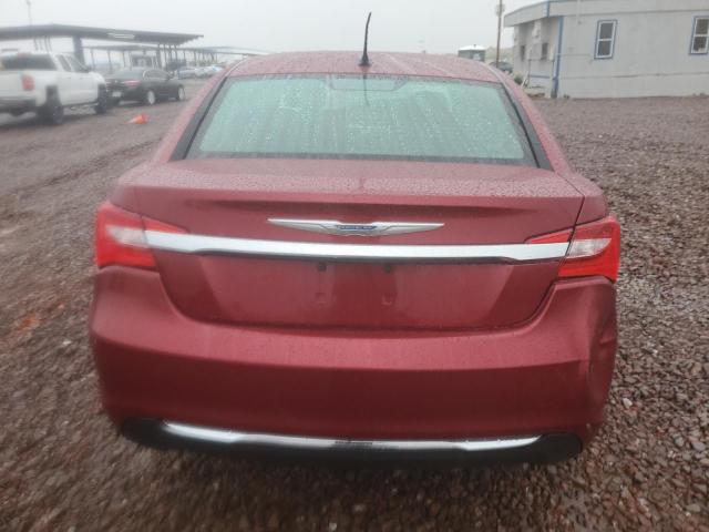 1C3CCBBB0DN584993 - 2013 CHRYSLER 200 TOURING RED photo 6