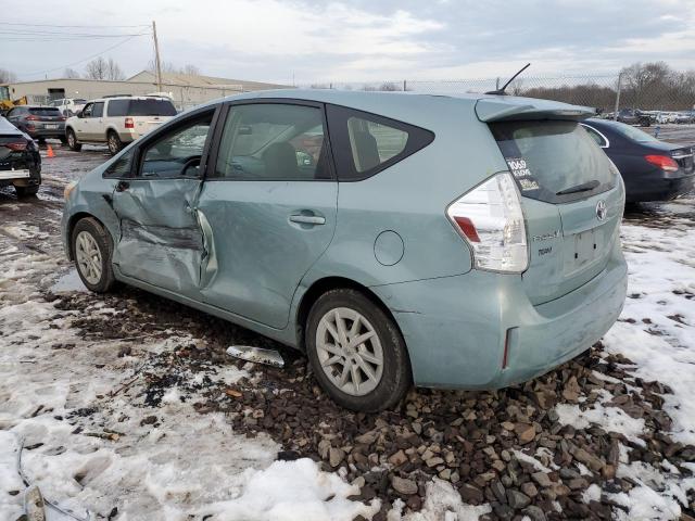 JTDZN3EU9D3267244 - 2013 TOYOTA PRIUS V GREEN photo 2