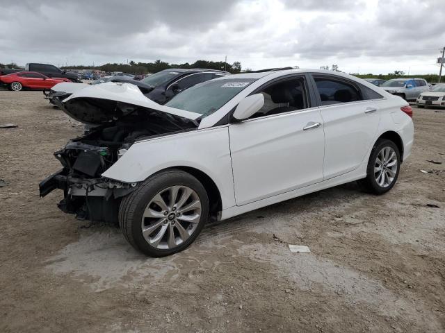 5NPEC4AC1DH741036 - 2013 HYUNDAI SONATA SE WHITE photo 1