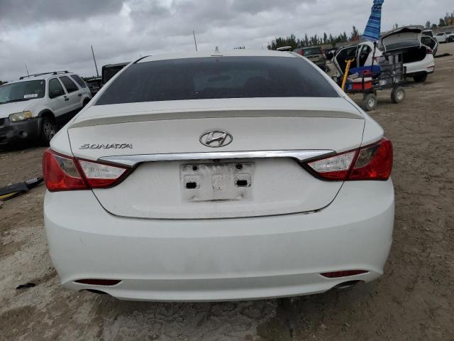 5NPEC4AC1DH741036 - 2013 HYUNDAI SONATA SE WHITE photo 6