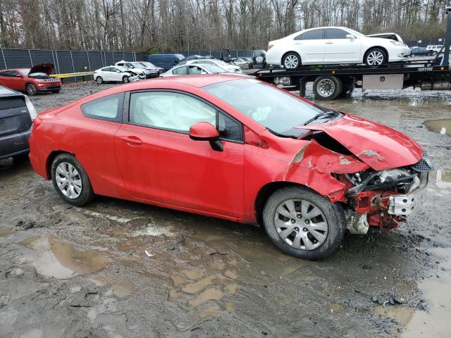 2HGFG3A50CH535638 - 2012 HONDA CIVIC LX RED photo 4