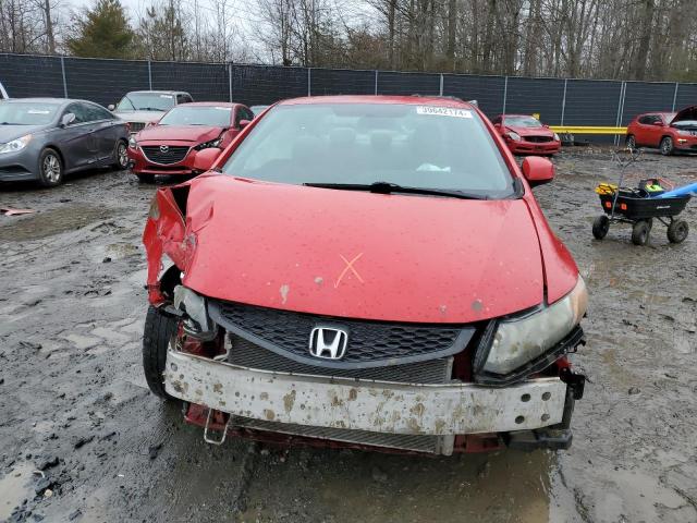 2HGFG3A50CH535638 - 2012 HONDA CIVIC LX RED photo 5