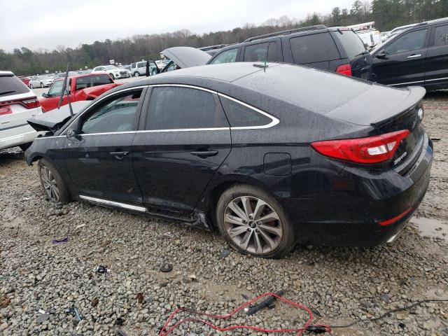 5NPE34AF7FH063891 - 2015 HYUNDAI SONATA SPORT BLACK photo 2