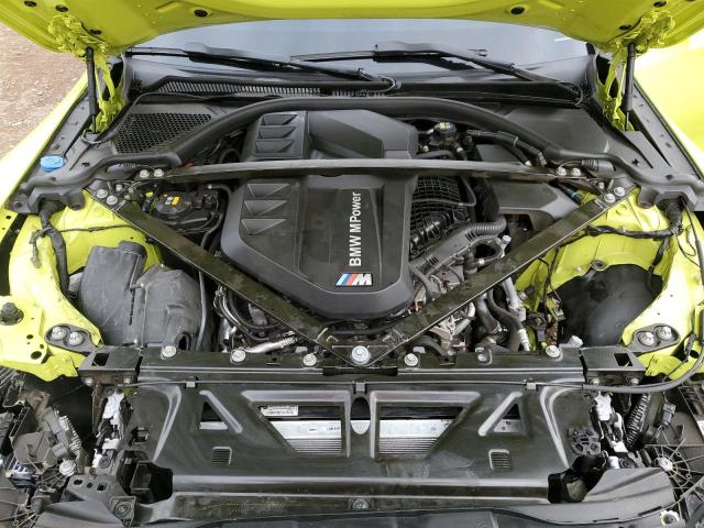 WBS43AY09NFN04871 - 2022 BMW M3 COMPETITION YELLOW photo 11