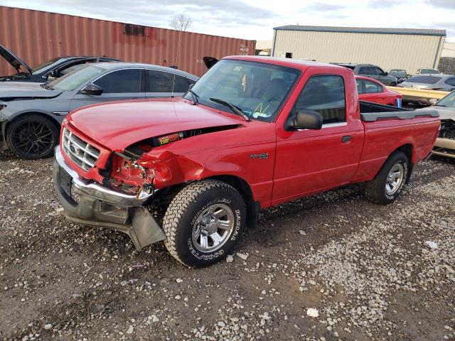 1FTYR10UX1TA09449 - 2001 FORD RANGER RED photo 1
