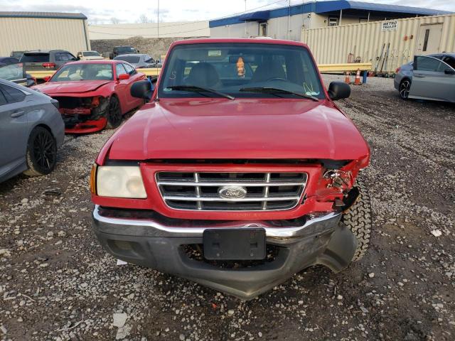1FTYR10UX1TA09449 - 2001 FORD RANGER RED photo 5