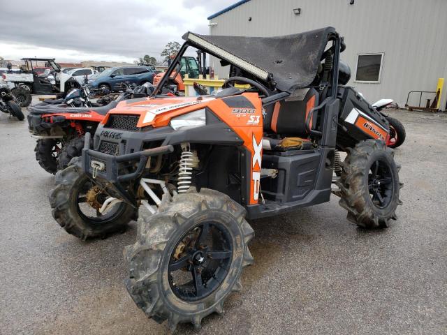 4XAUH9EA4DG282874 - 2013 POLARIS RANGER 900 XP EPS ORANGE photo 2