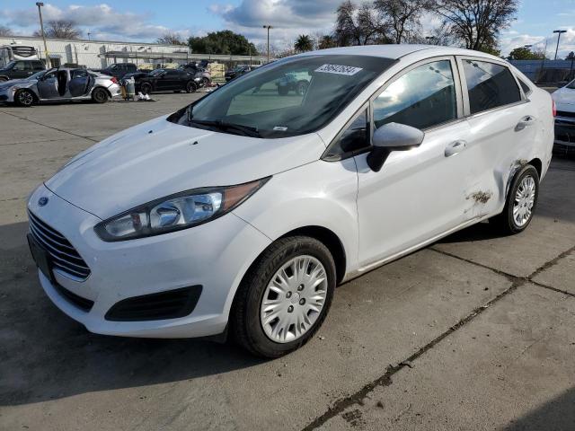 3FADP4AJ8KM127841 - 2019 FORD FIESTA S WHITE photo 1