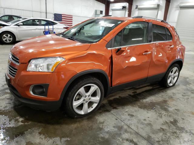 KL7CJTSB2FB115154 - 2015 CHEVROLET TRAX LTZ ORANGE photo 1