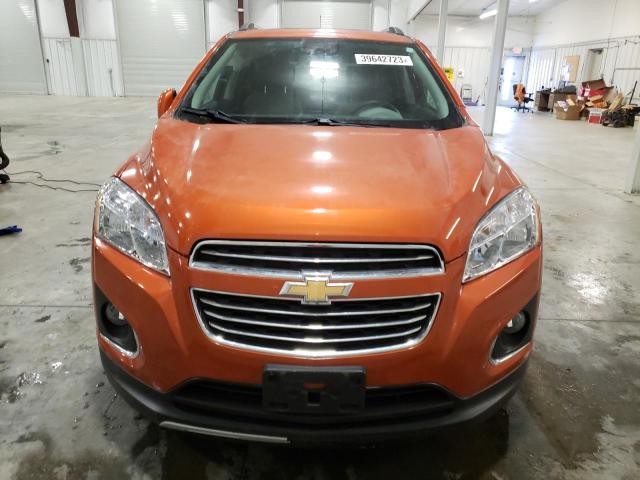 KL7CJTSB2FB115154 - 2015 CHEVROLET TRAX LTZ ORANGE photo 5