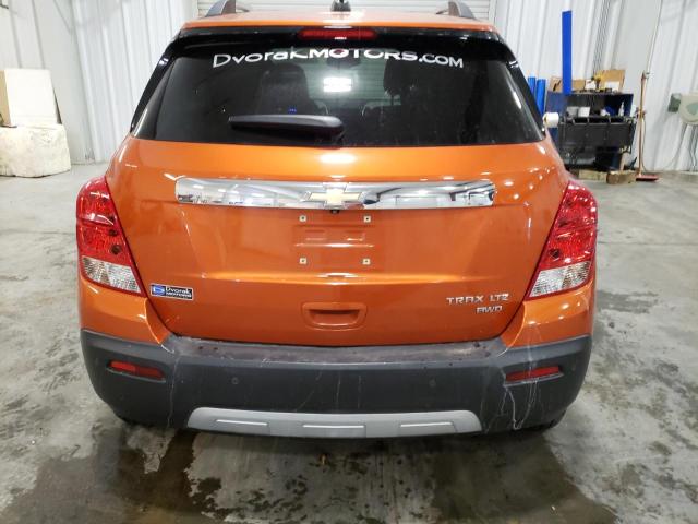 KL7CJTSB2FB115154 - 2015 CHEVROLET TRAX LTZ ORANGE photo 6