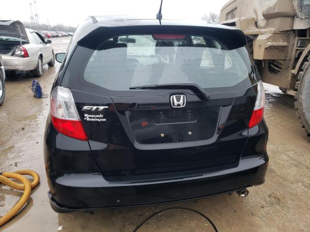 JHMGE8H58DC006209 - 2013 HONDA FIT SPORT BLACK photo 6