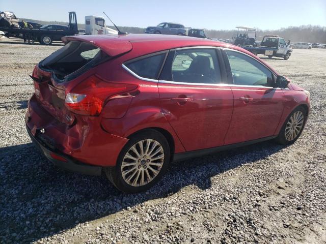 1FAHP3N27CL433141 - 2012 FORD FOCUS TITANIUM RED photo 3