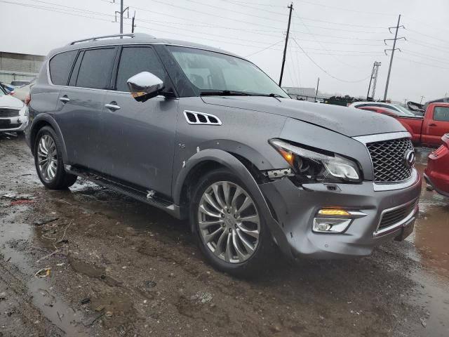 JN8AZ2NE1G9121527 - 2016 INFINITI QX80 SILVER photo 4