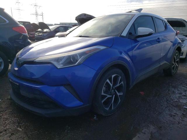 NMTKHMBX2JR031637 - 2018 TOYOTA C-HR XLE BLUE photo 1