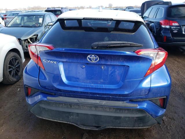 NMTKHMBX2JR031637 - 2018 TOYOTA C-HR XLE BLUE photo 6