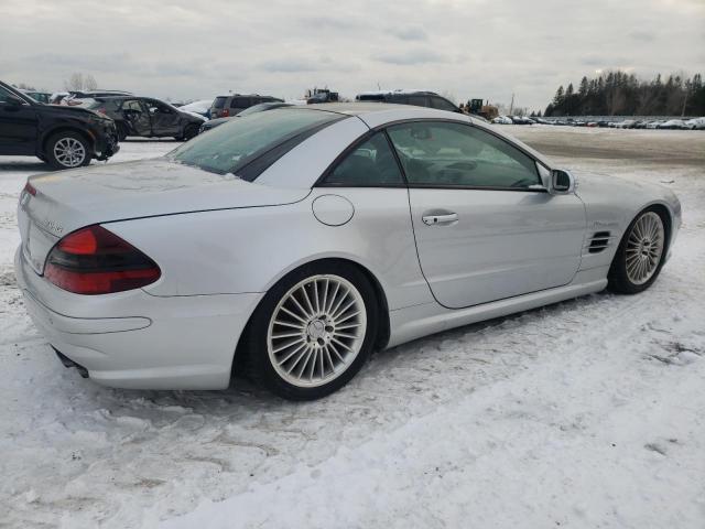 WDBSK74F13F059388 - 2003 MERCEDES-BENZ SL 55 AMG SILVER photo 3