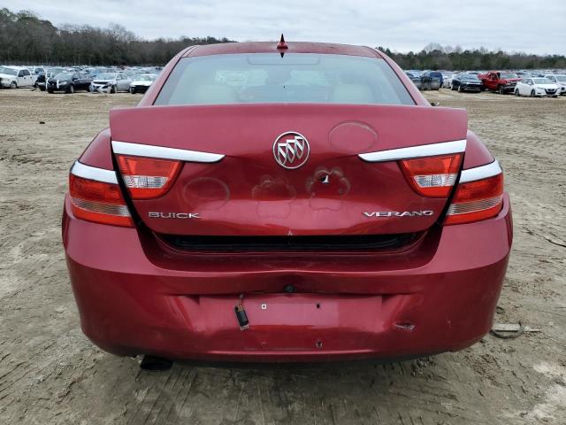 1G4PP5SK6D4146385 - 2013 BUICK VERANO RED photo 6