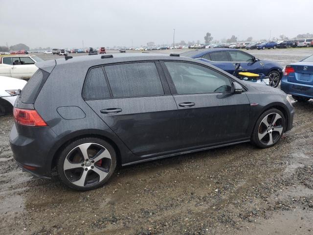 3VW4T7AU5FM029547 - 2015 VOLKSWAGEN GTI GRAY photo 3