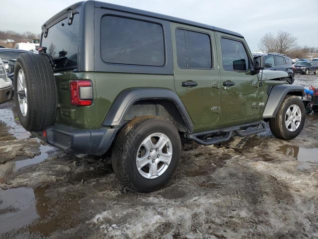 1C4HJXDN1MW523111 - 2021 JEEP WRANGLER U SPORT GREEN photo 3