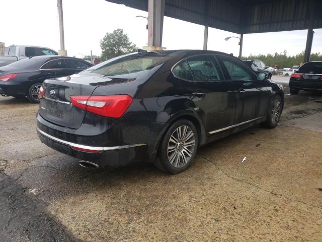 KNALN4D75E5165918 - 2014 KIA CADENZA PREMIUM BLACK photo 3